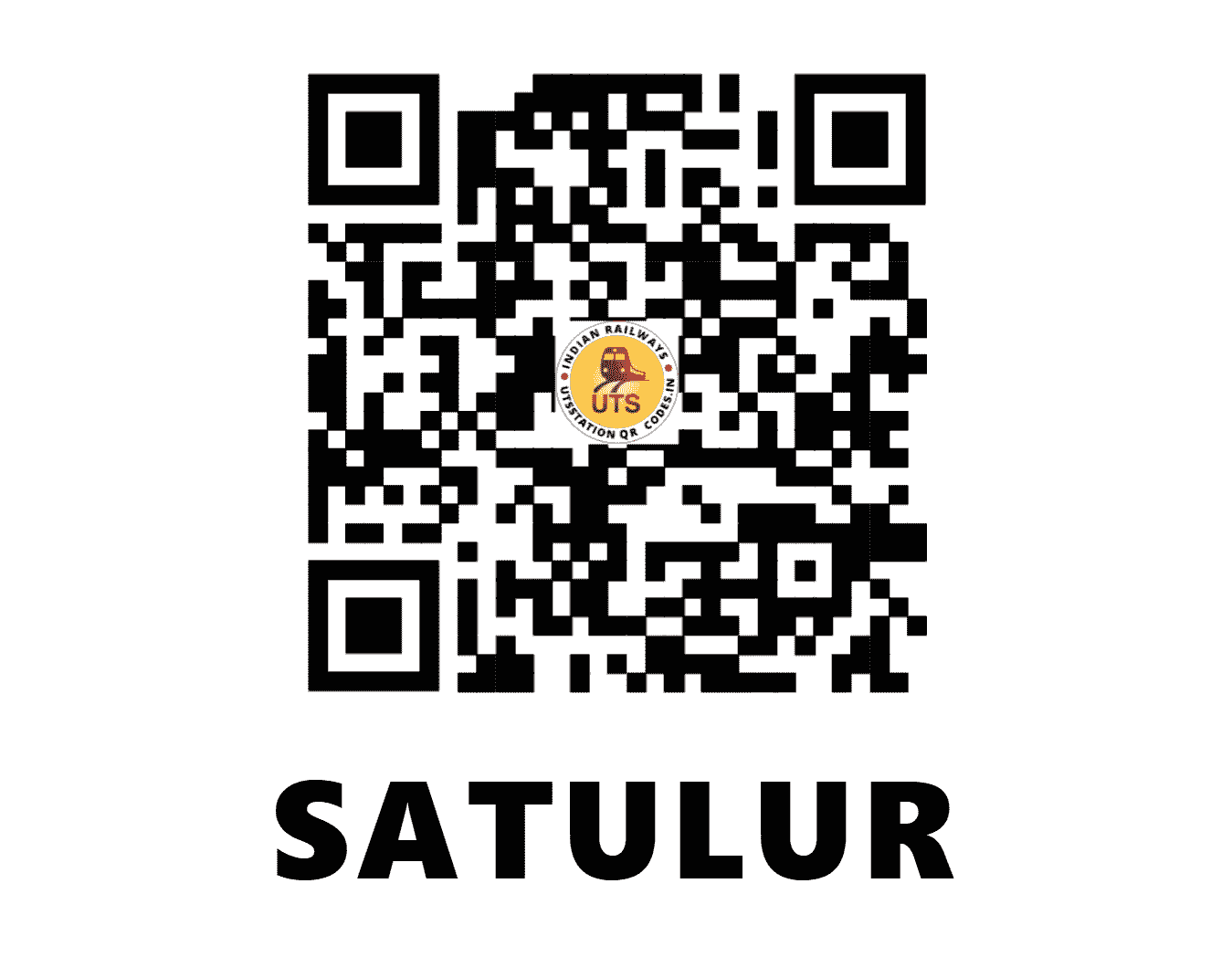 UTS QR Code for SATULUR - STUR (SC - ANDHRA PRADESH)